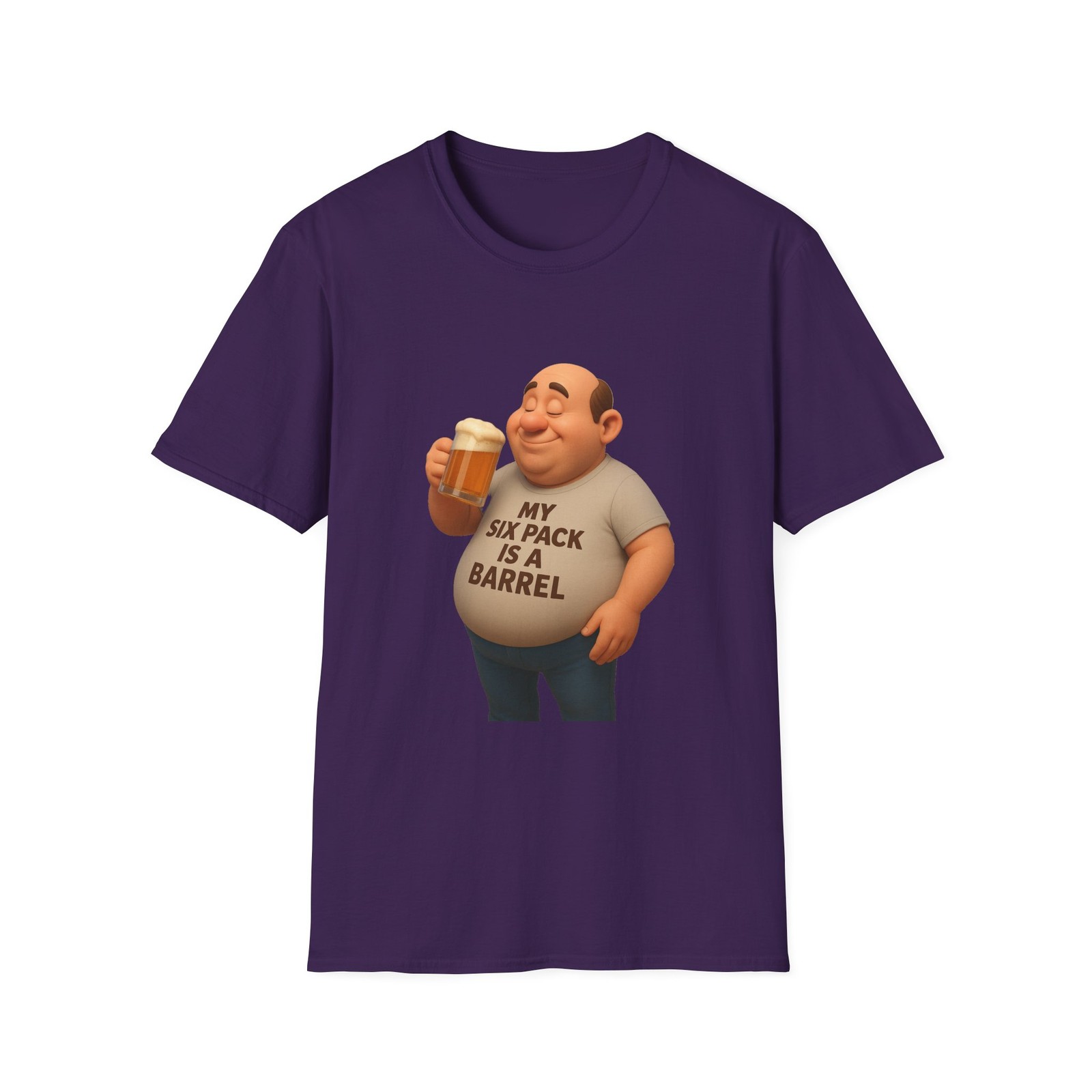 Funny My Six Pack Is A Barrel T-Shirt