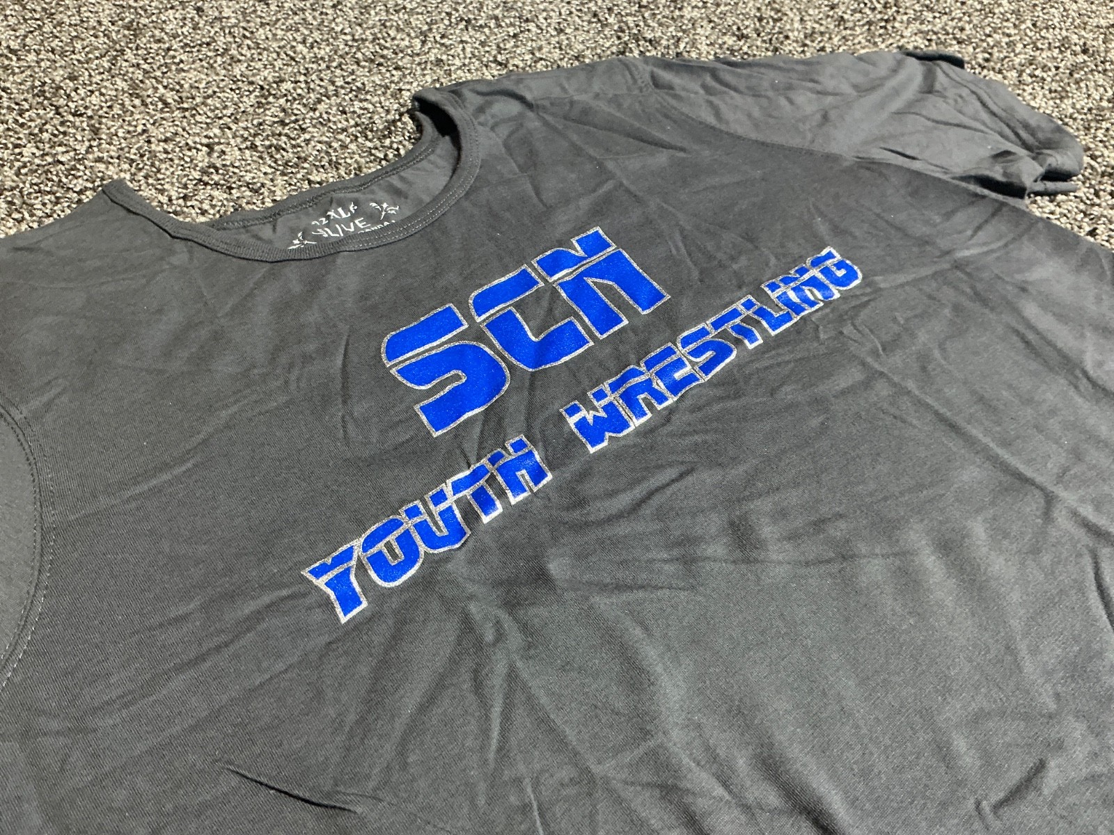 St Charles North Youth Wrestling Team Shirt – Gray – Various Youth Sizes