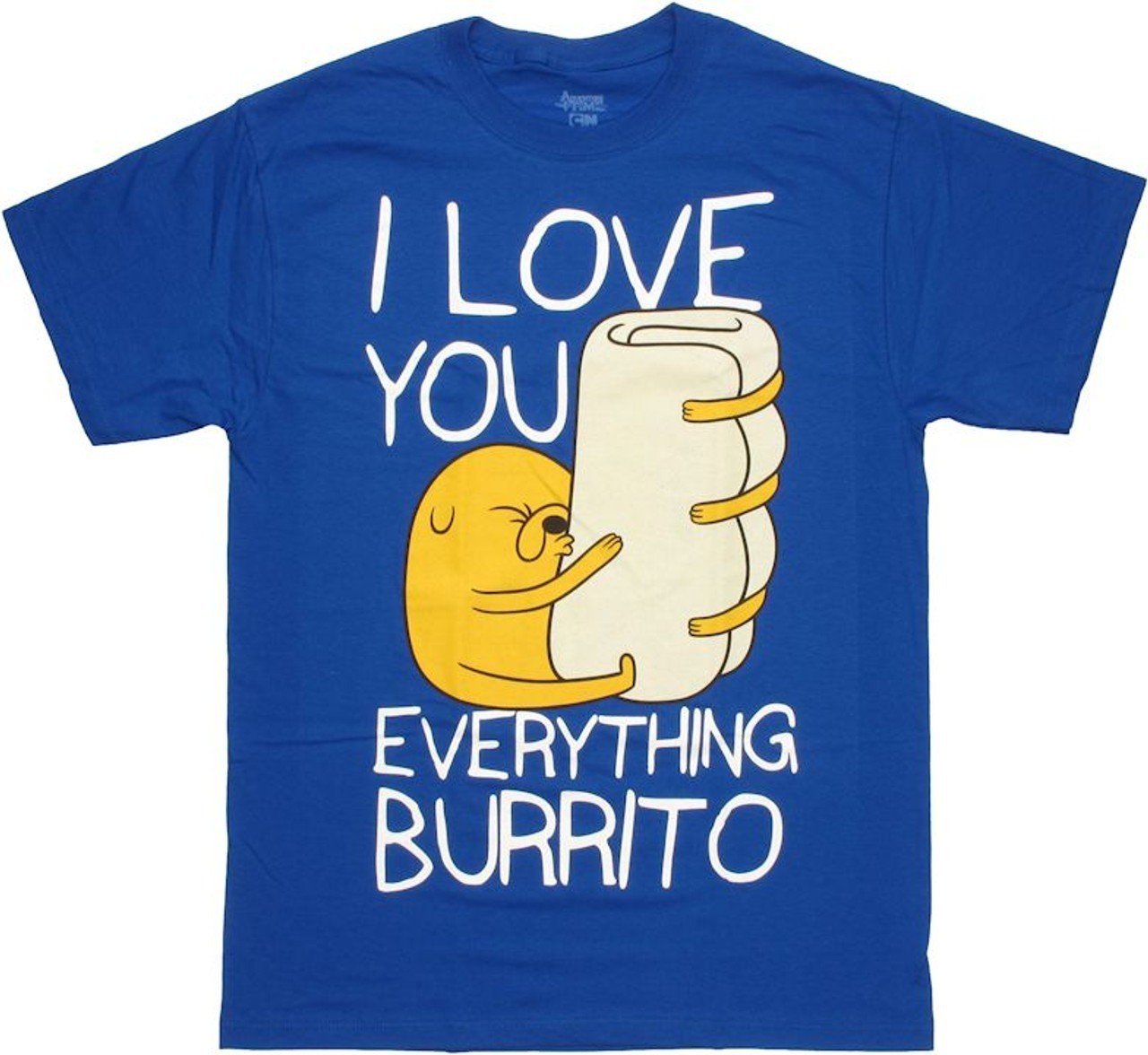I Love You Everything Burrito Funny Cartoon Tee Unisex Short Sleeve Shirt S-5XL