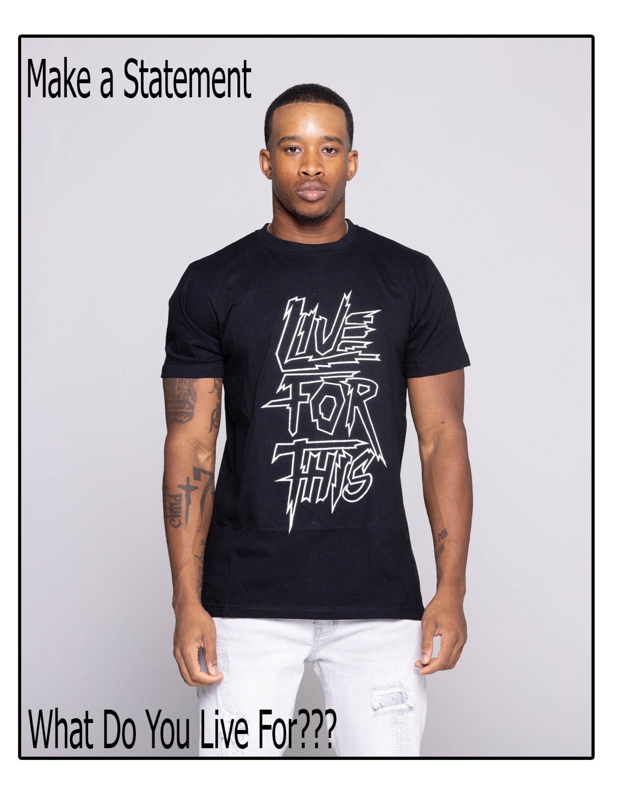 Live For This Tee Shirt Pro Club Shaka Big Tall Small Streetwear Statement T