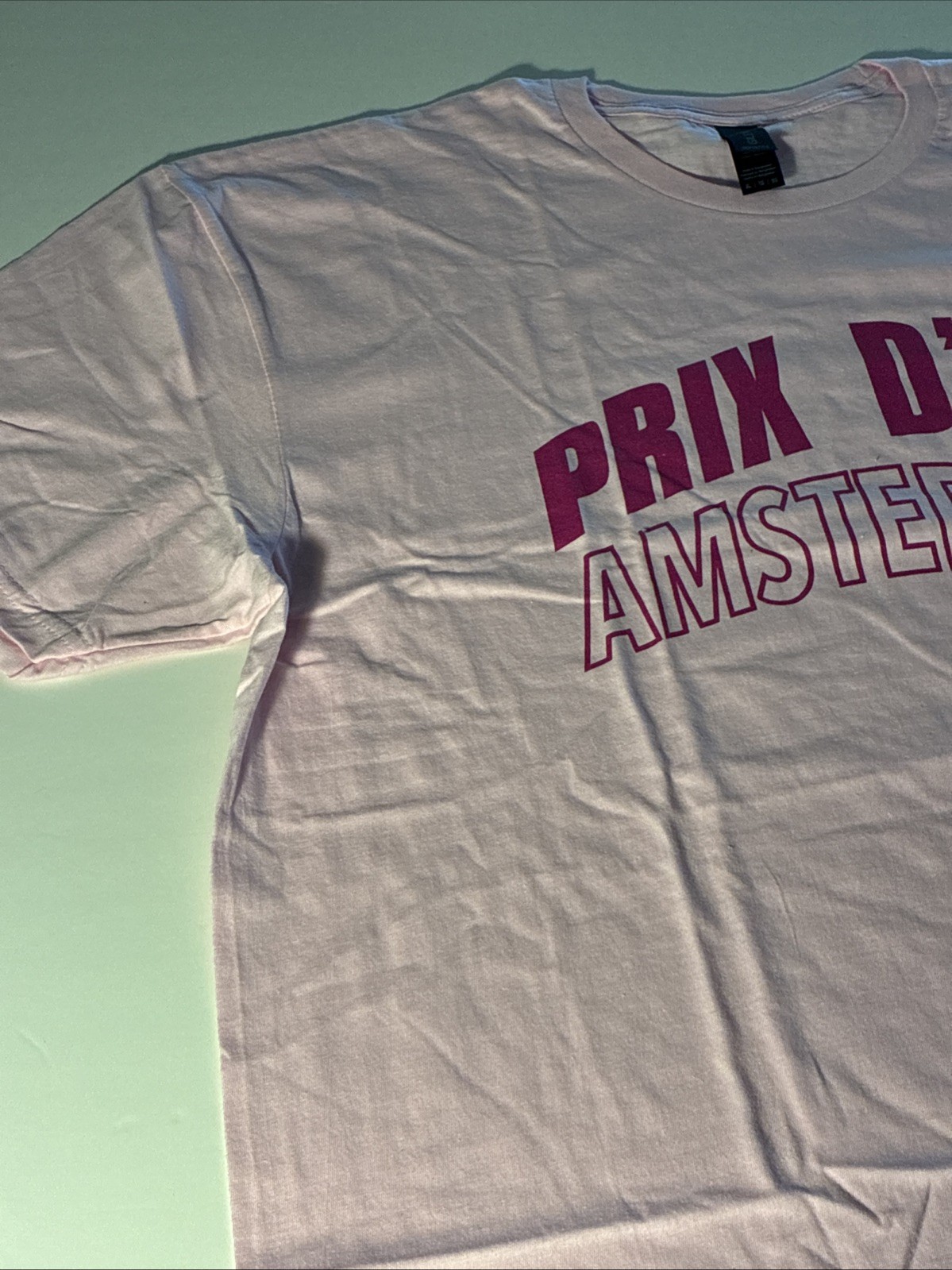 ✅NWT Prix D’ Ami Amsterdam🇳🇱Best Coffee Shop Size XL Pink Logo T-shirt