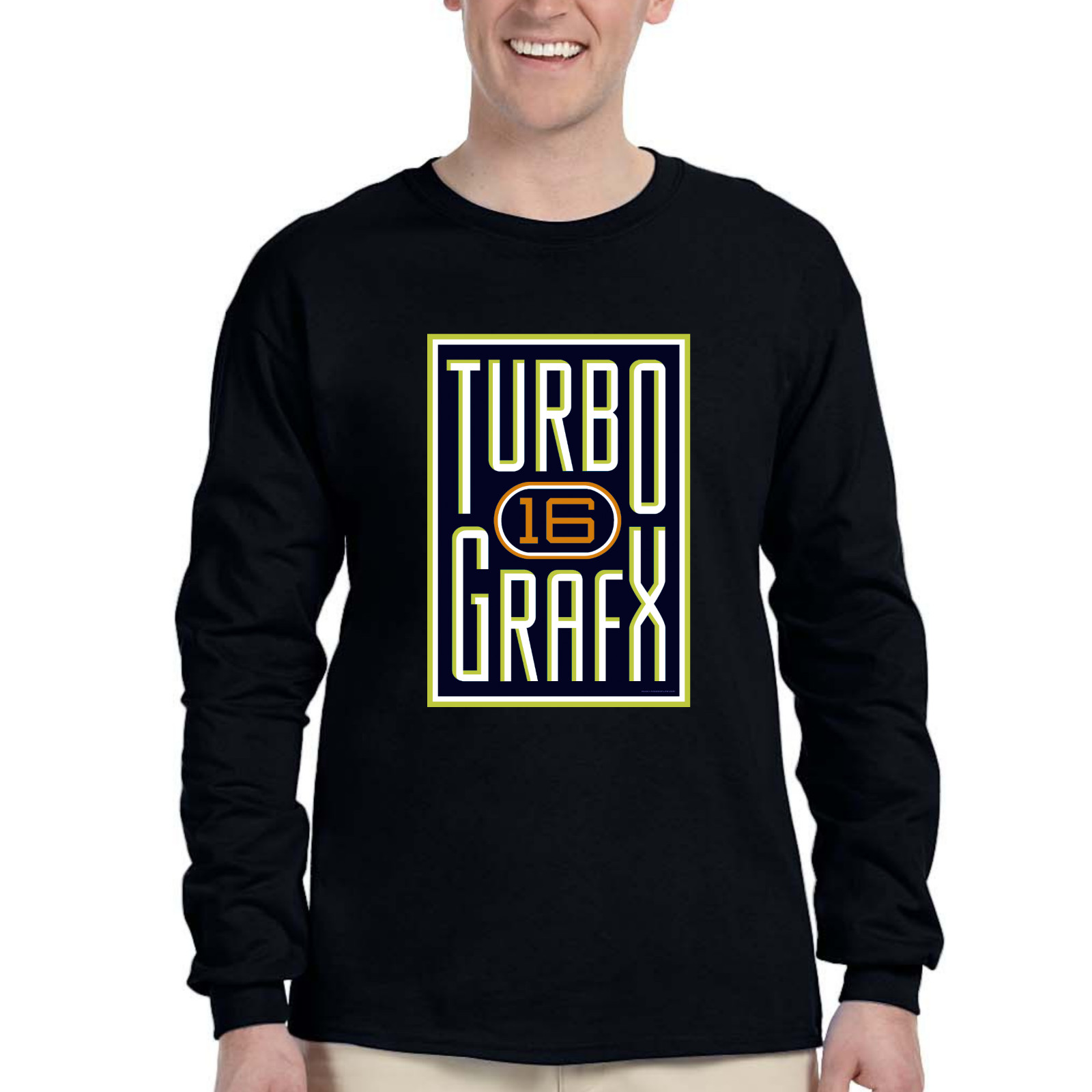 Turbo Grafx 16 Long sleeve T-Shirt NEW *Pick your size* retro video games