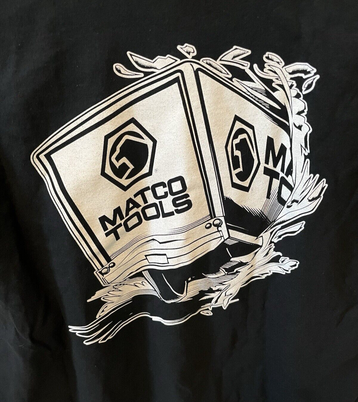 Matco Tools Men’s T-Shirt Tool Truck Graphic Black Tee Size XL New