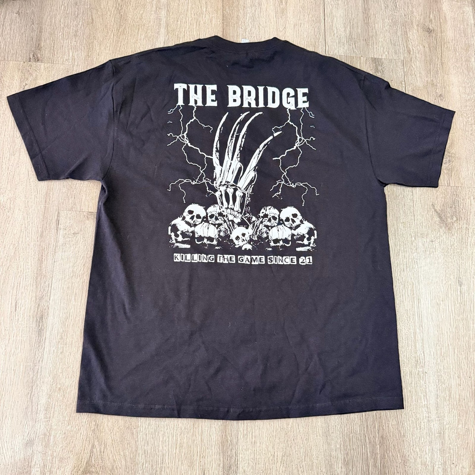 American Apparel T-Shirt Size XL Black Killing The Game