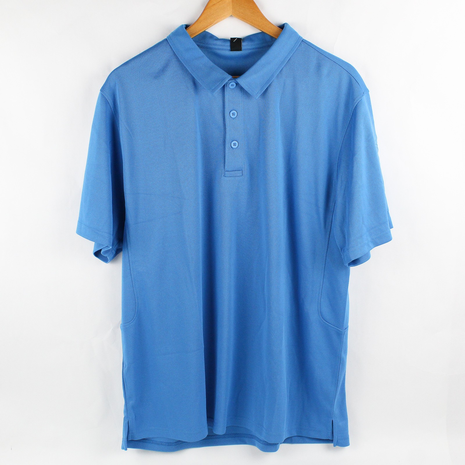 NWT Magcomsen Blue Short-Sleeve Polo Shirt Men’s Size Large