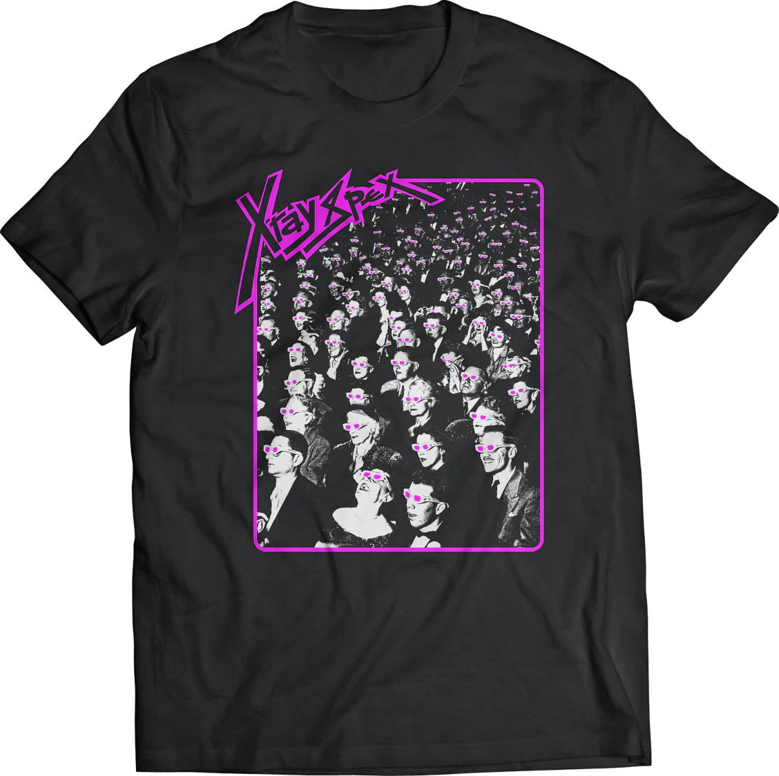 X-Ray Spex Gift For Family Black T-Shirt Cotton All Size