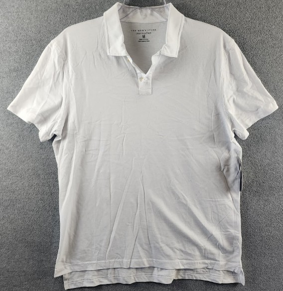 The Men’s Store at Bloomingdale’s Supima Cotton Polo Men’s Medium White Pullover