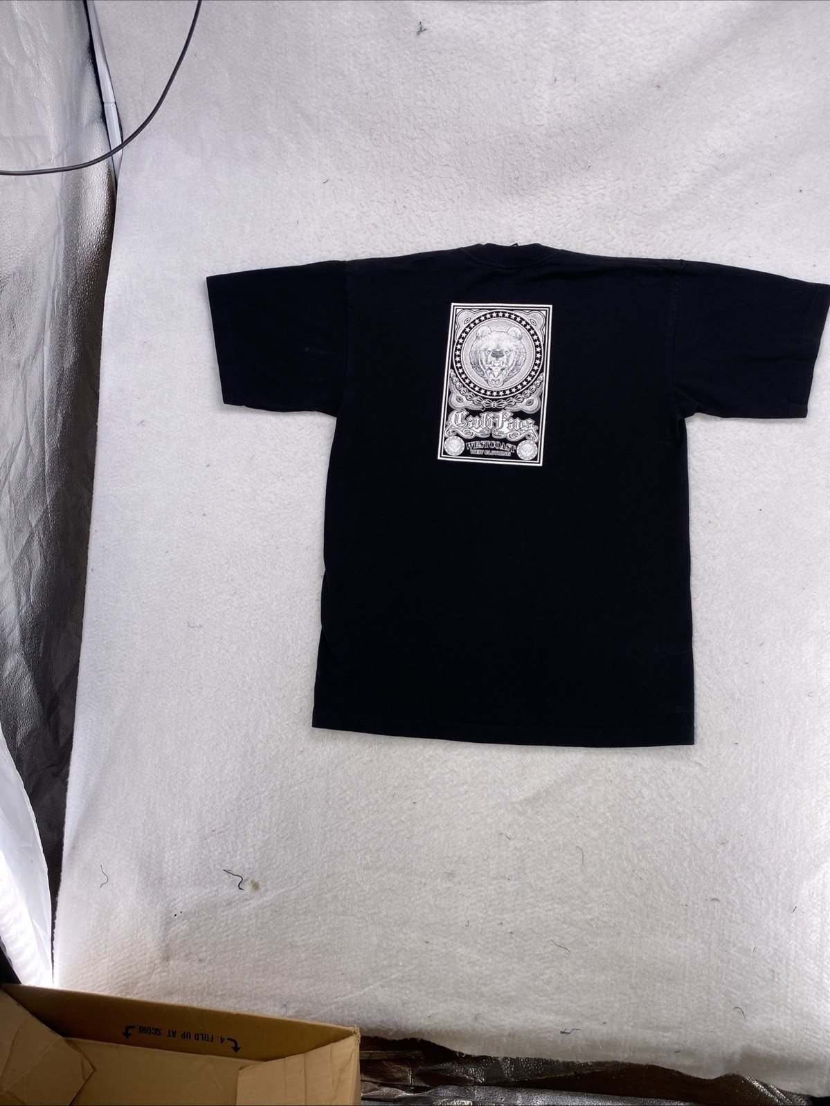 WEIV West Coast Clothing T-Shirt Medium Black Graphic Streetwear 90’s USA Made