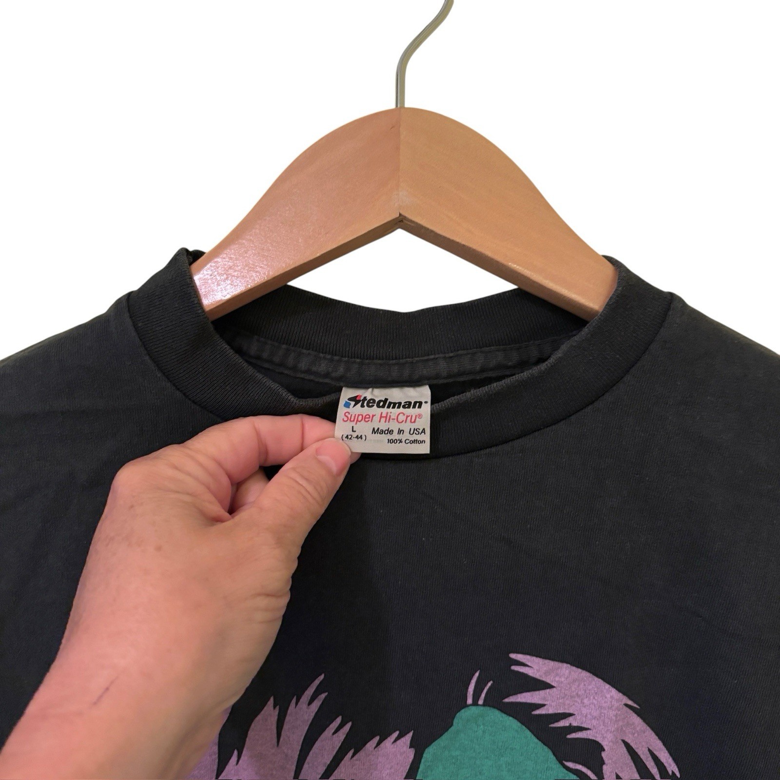 Nirvana 90s Kurt Cobain “Its Better To Burn Out Than Fade Away” REPRINT Shirt L