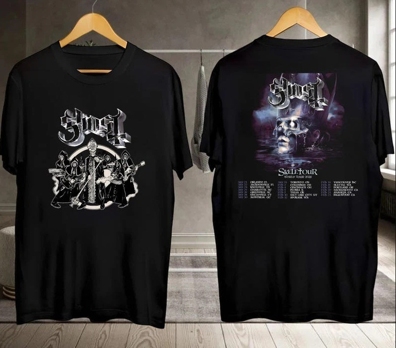 Ghost Skeletour World Tour Band 2026 Tour Unisex T-ShirtT-ShirtTshirt