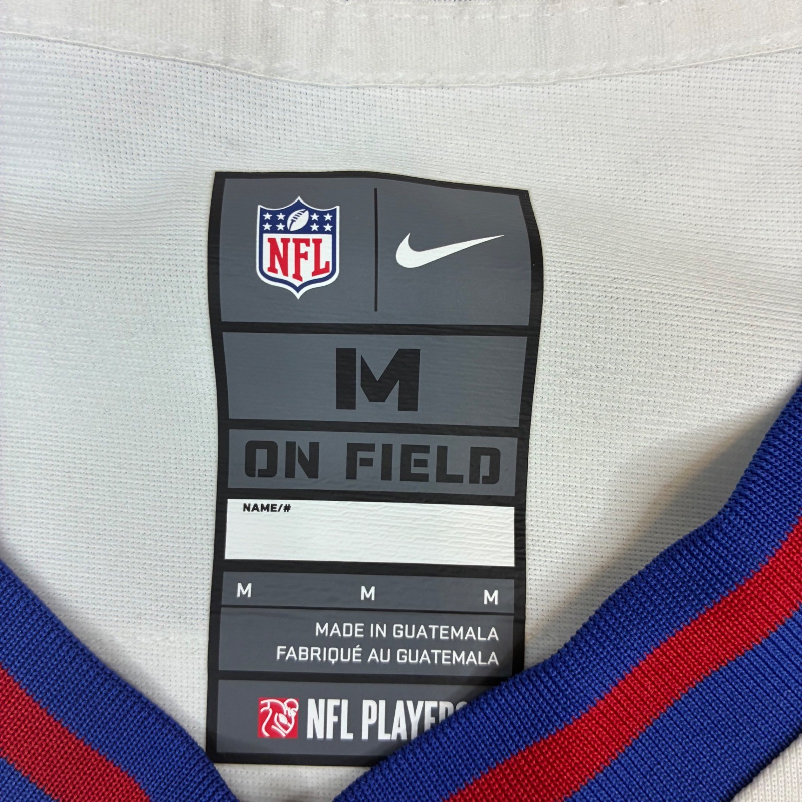Nike Jersey Men M White Saquon Barkley 26 NY Giants NFL On Field Football Jersey
