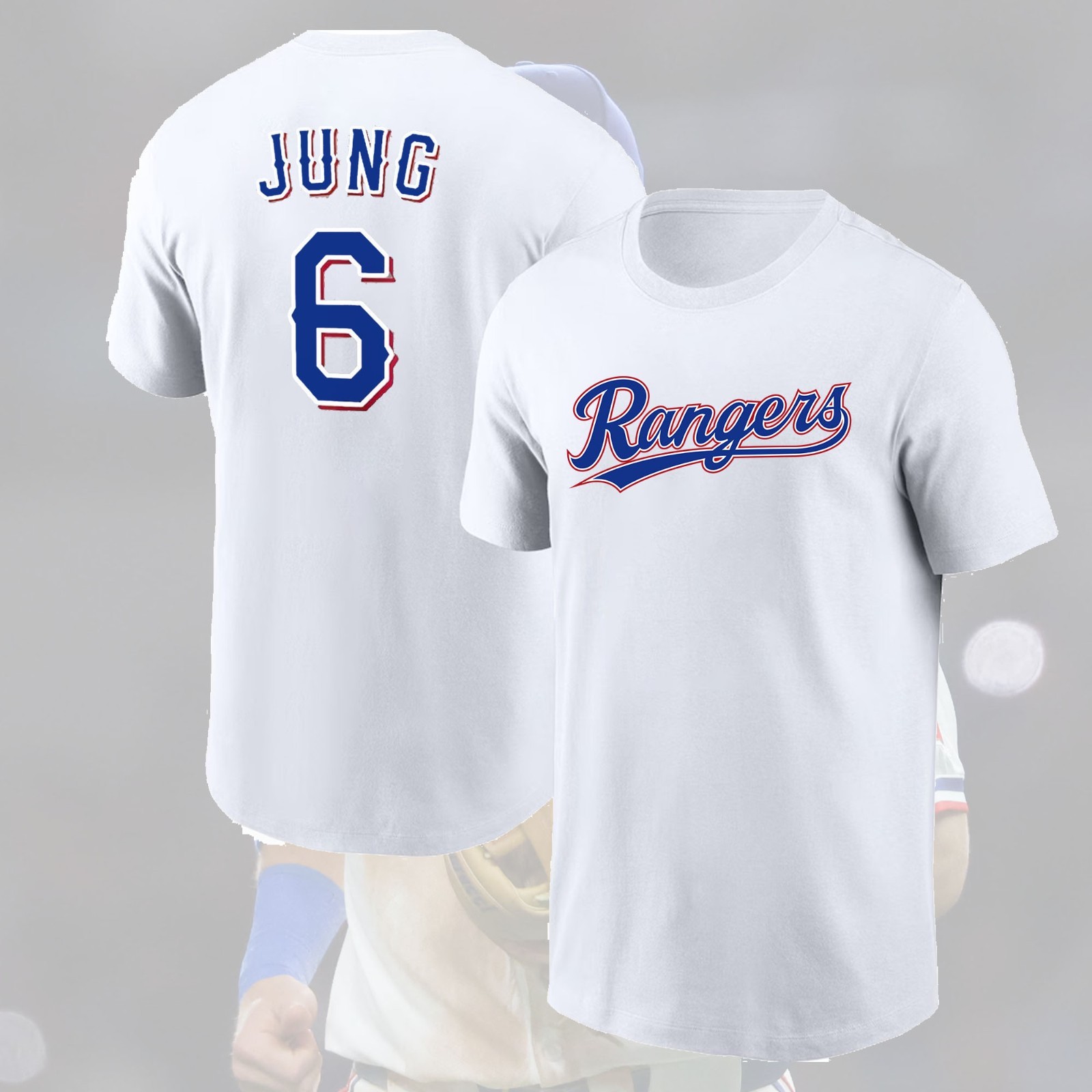 FASTSHIP – Josh Jung #6 Texas Rangers 2025 Name & Number For Fans