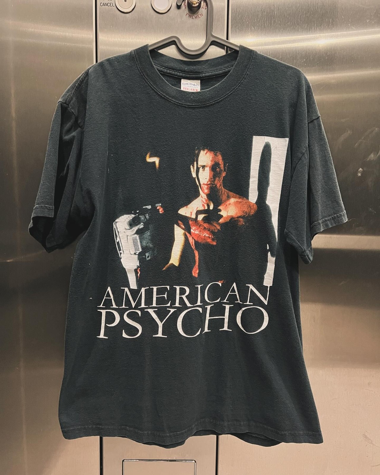 American Psycho 2000 Vintage Horror Movie Graphic T Shirt Black S-5XL