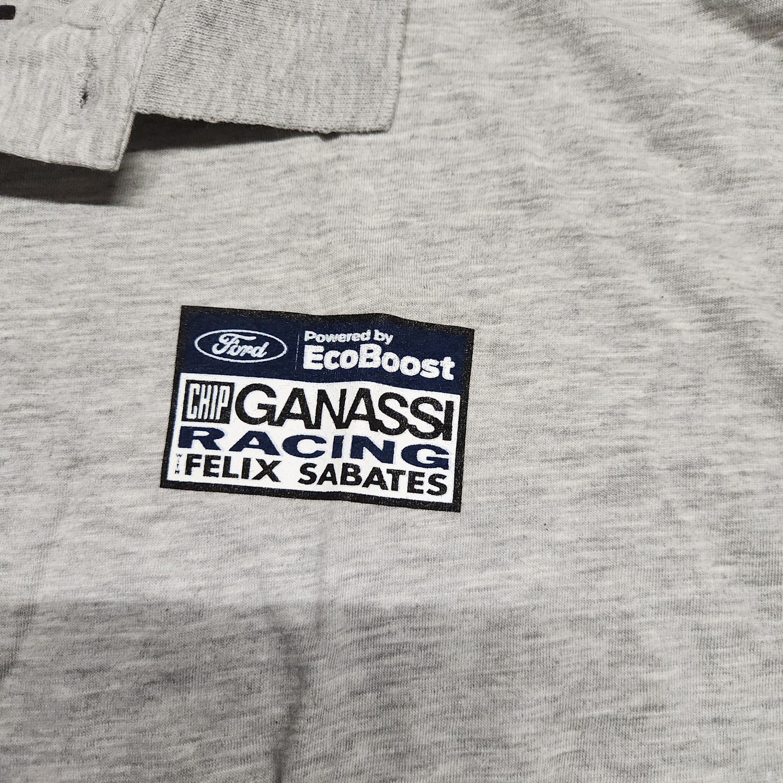 Ford Performance Chip Ganassi Racing Felix Sabates Polo Shirt Men 3XL Gray 126