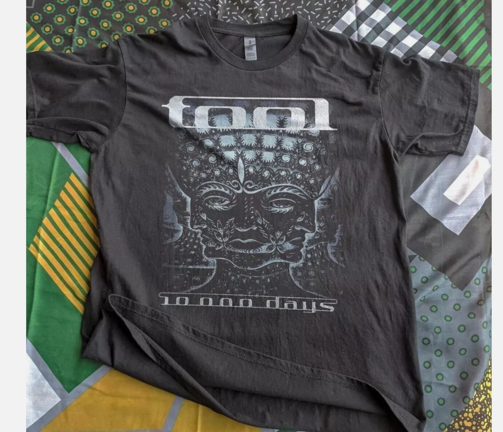 Tool Inspired T-Shirt Vintage Style Rock Band Tee Black Unisex S-45XL