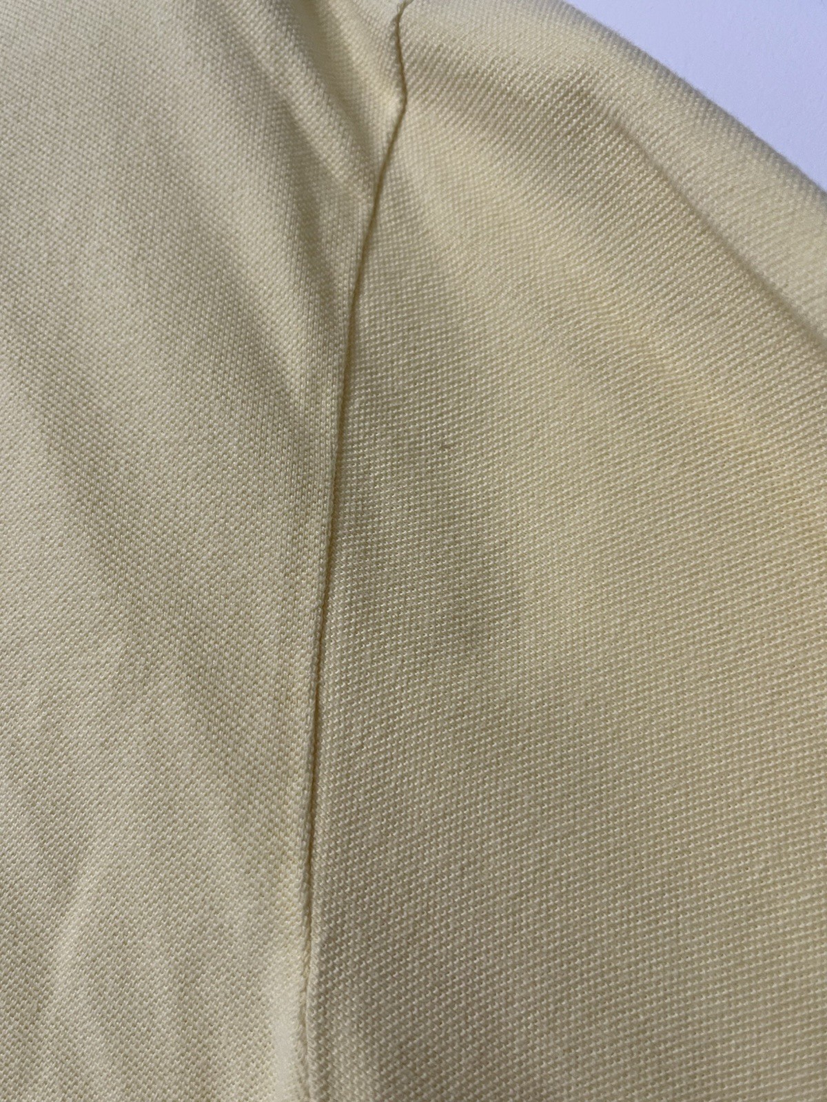 Men’s Polo by Ralph Lauren Short Sleeve Polo Shirt Yellow 100% Cotton Size XL