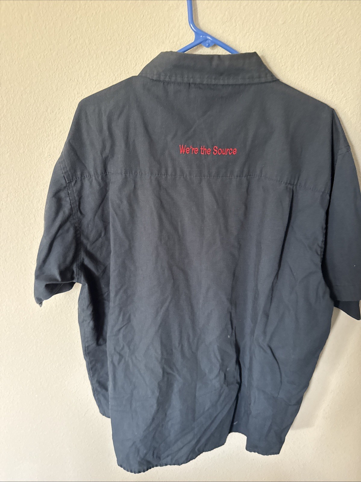Blue generation button up work shirt matco tools XL size dark blue