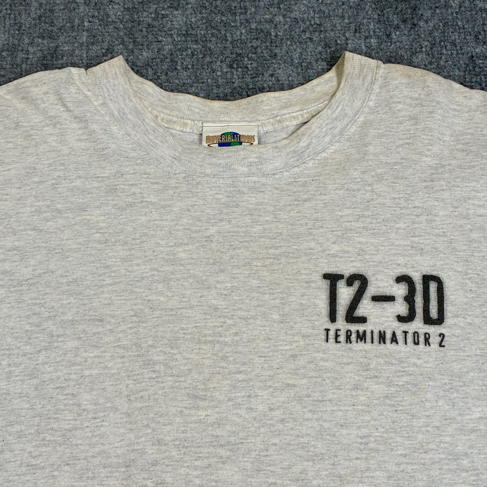 Vintage Universal Studios Terminator 2 T2-3D Graphic T-Shirt