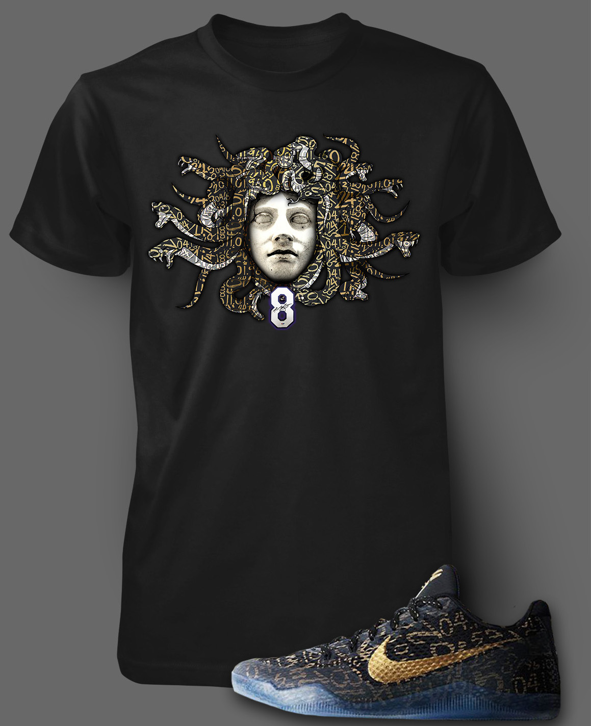 Tee Shirt to Match Kobe 11 Mamba Day Shoe Graphic Mens T Shirt Small- 10XL