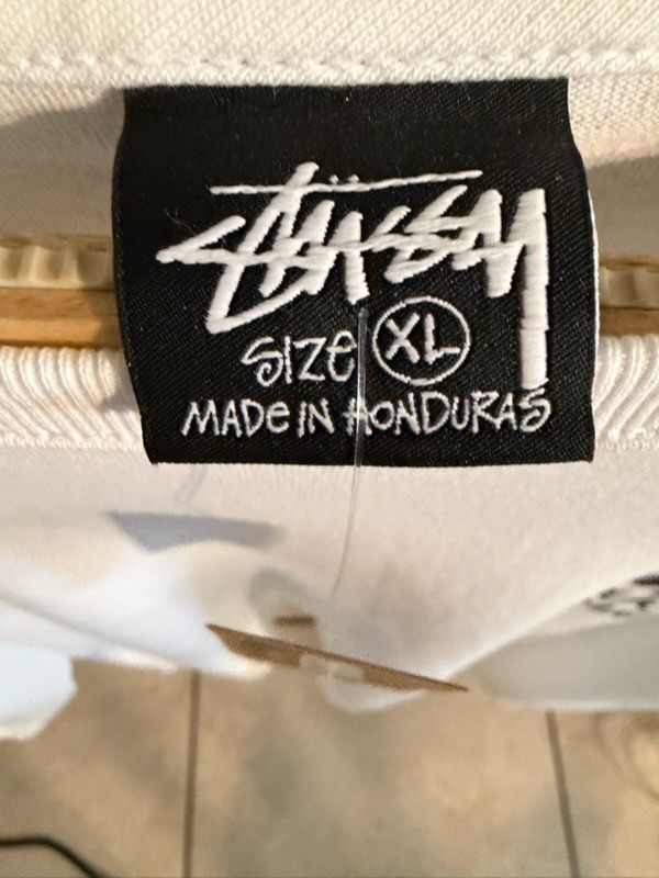 NWT Stussy Tough Gear White Size X-Large Tee