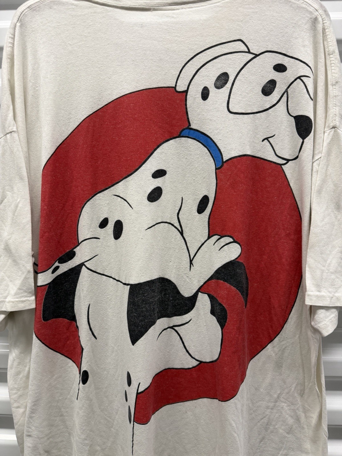 Vintage Disney 101 Dalmatians All Over Print Disney Movie Promo T Shirt USA XXL