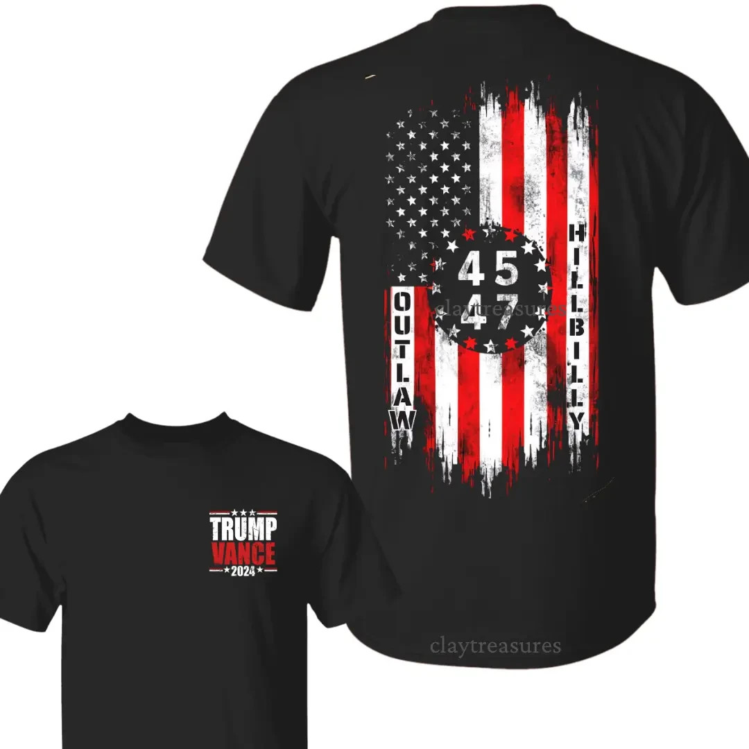 Trump I’m Voting For The Outlaw Hillbilly 2024 Tee, Trump 45 47 Shirt