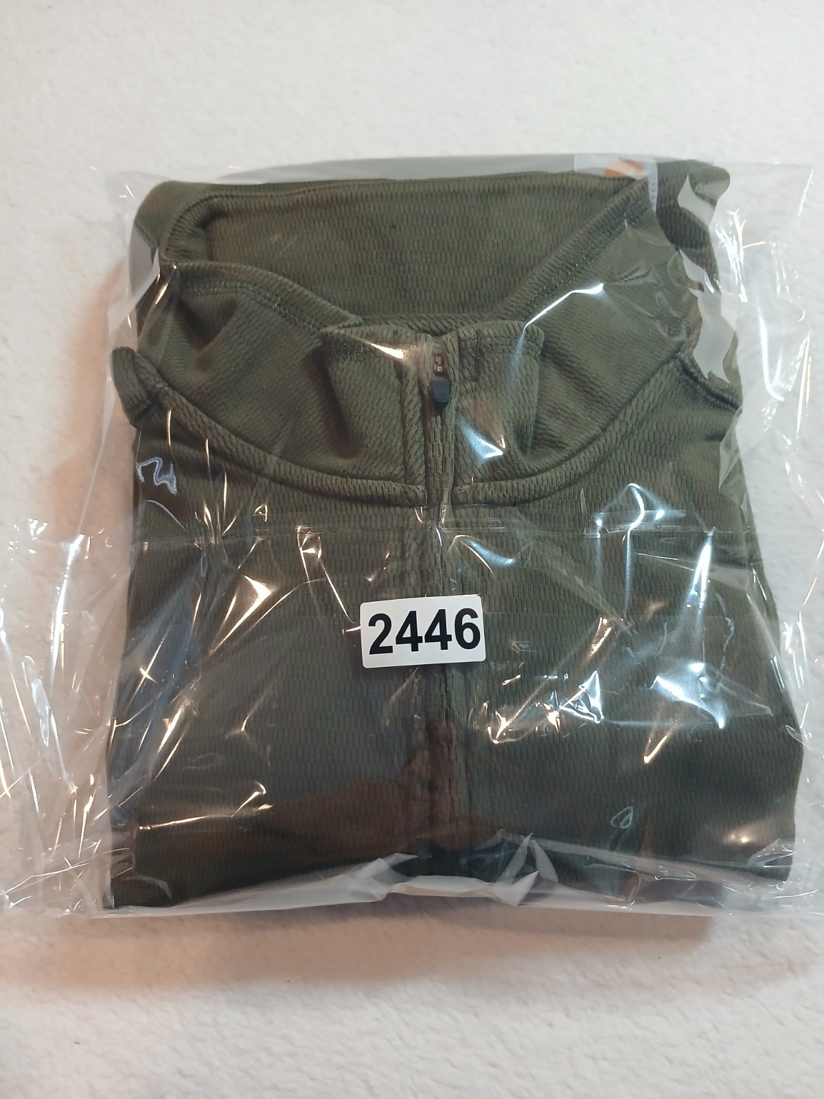 Carhartt Thermal Shirt Men’s Extra Large Green 1/2 Zip Pullover 104428 G72*