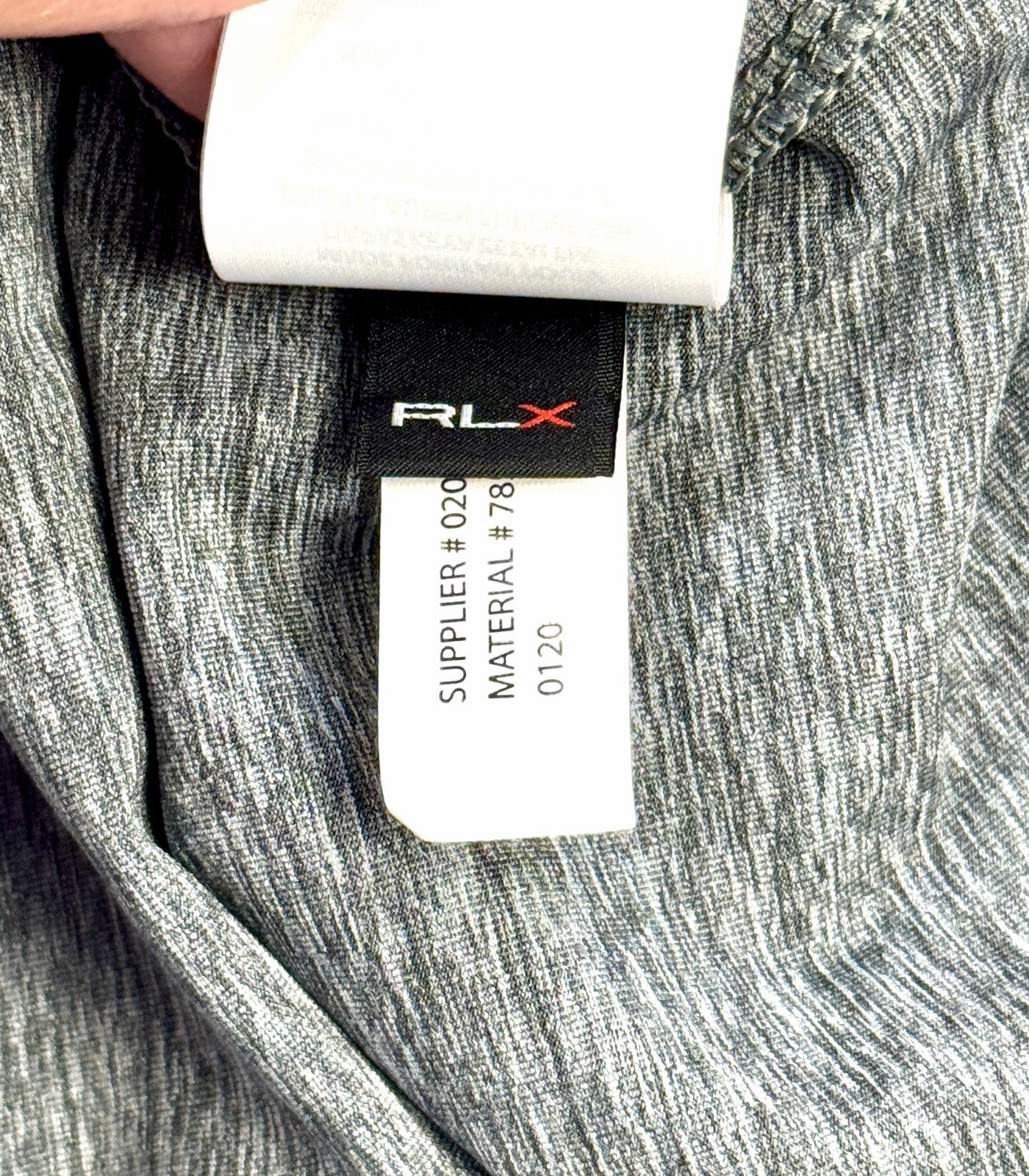 New! RLX Ralph Lauren Polo Golf Shirt Stretch S/S-Men’s XXL-Heather Gray