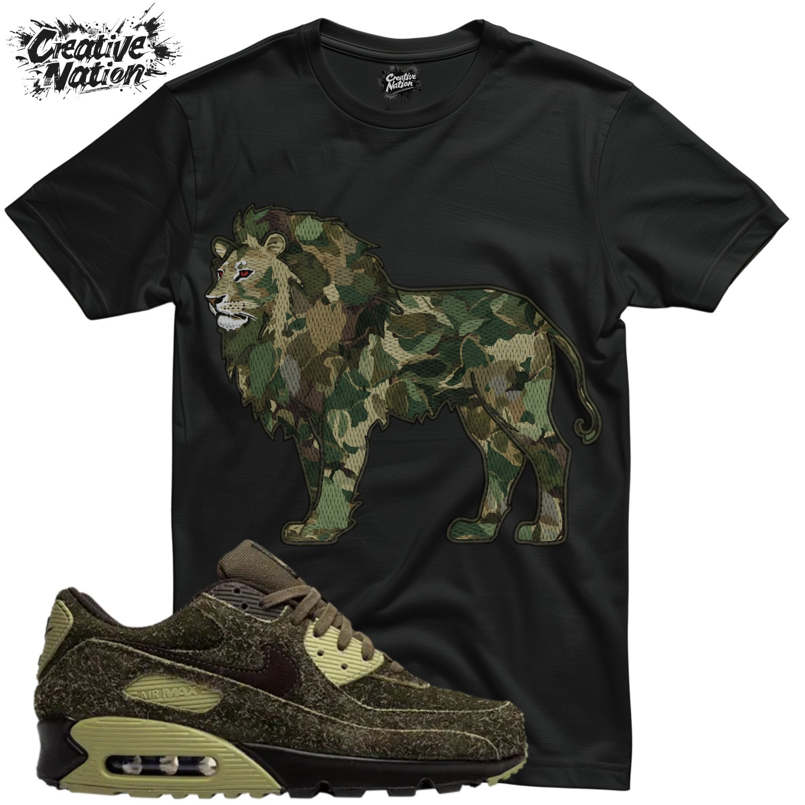 Shirt To Match Air Max 90 Premium Unisex Tee Sneaker Shirt Lion Shirt