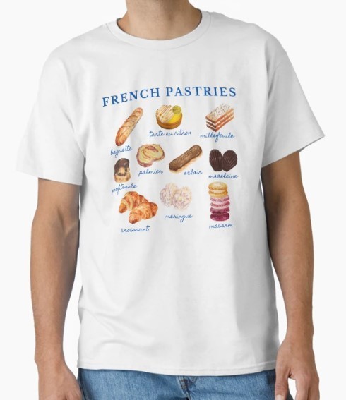 French Pastries Classic T-Shirt