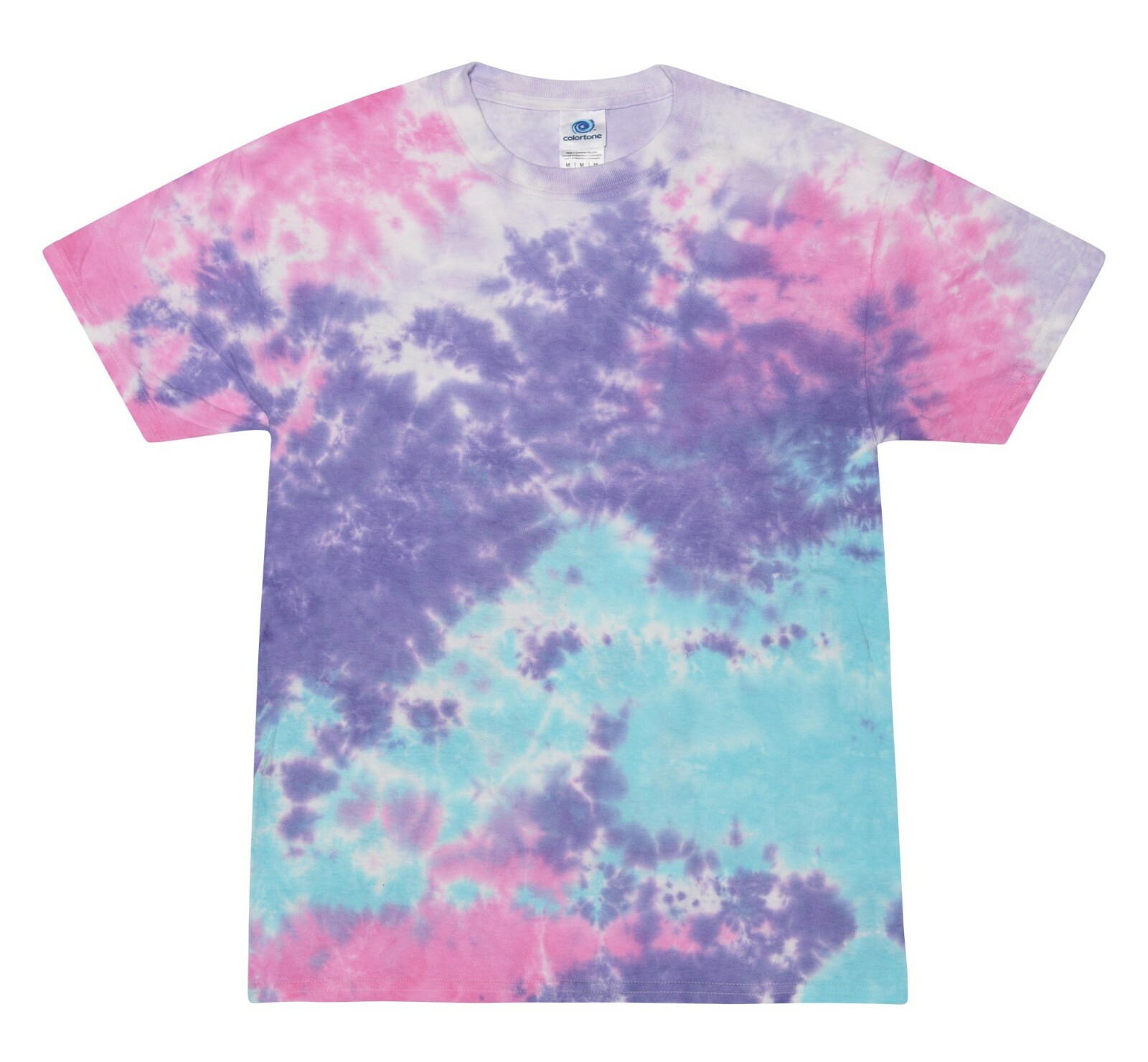 Cotton Candy Tie Dye T-Shirts Adult & Kids Sizes S to 5XL Cotton Colortone