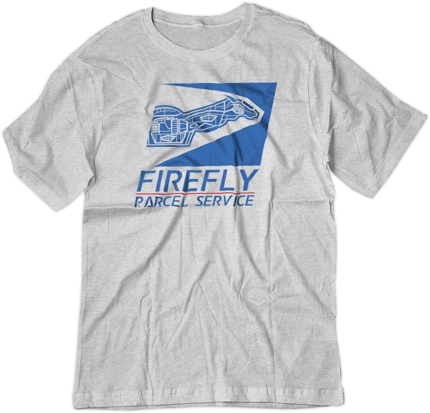 BSW Men’s Firefly Parcel Service TV Show Mail Postal US Parody Shirt