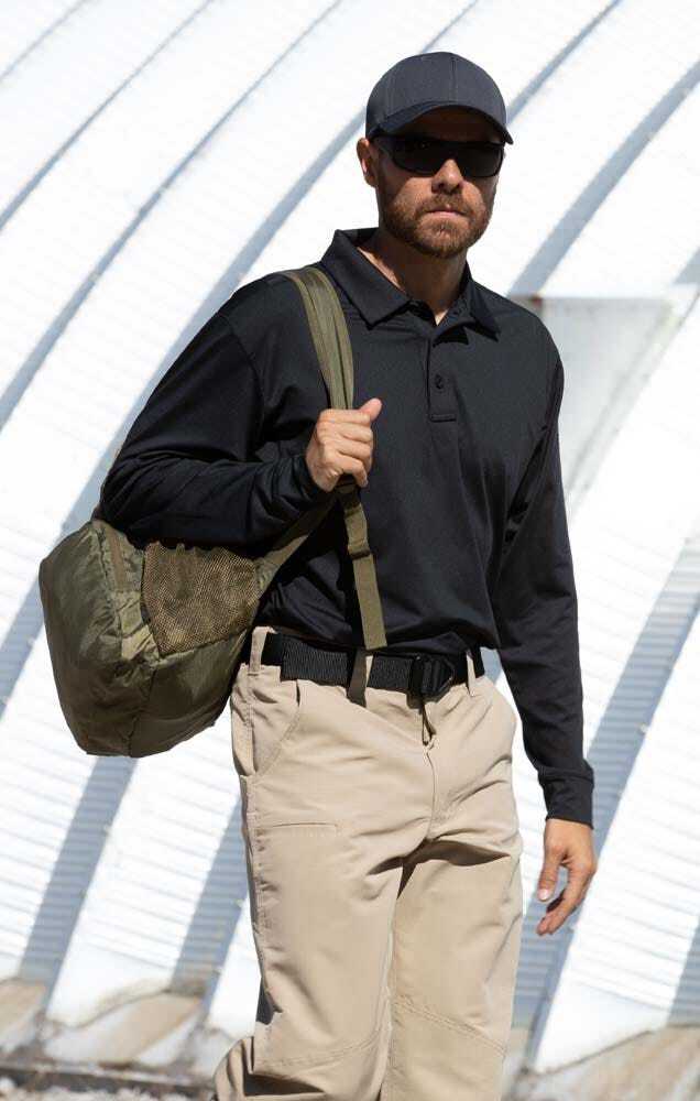 Propper® Men’s EdgeTec Long Sleeve Polo Snag-Resistant, Anti-Odor, NTOA Approved