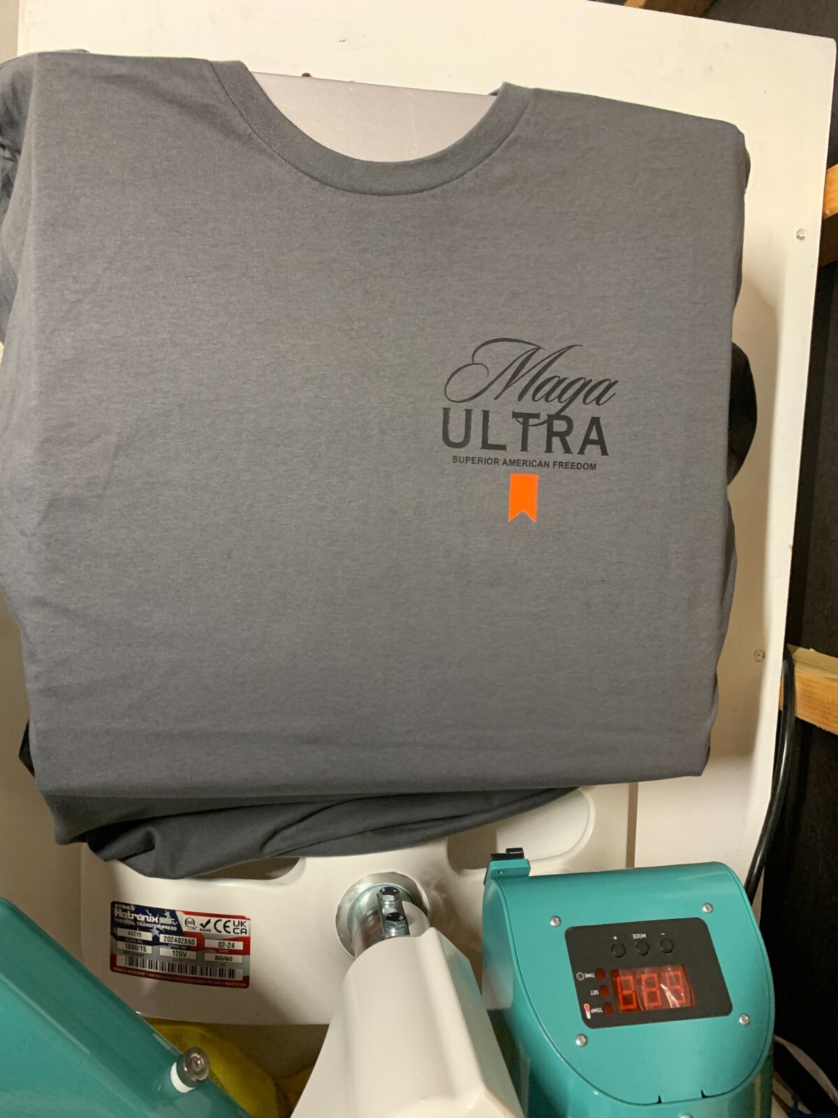Large HackOPS (Grunt Style Fit) Maga Ultra Trump 2024 T-Shirt