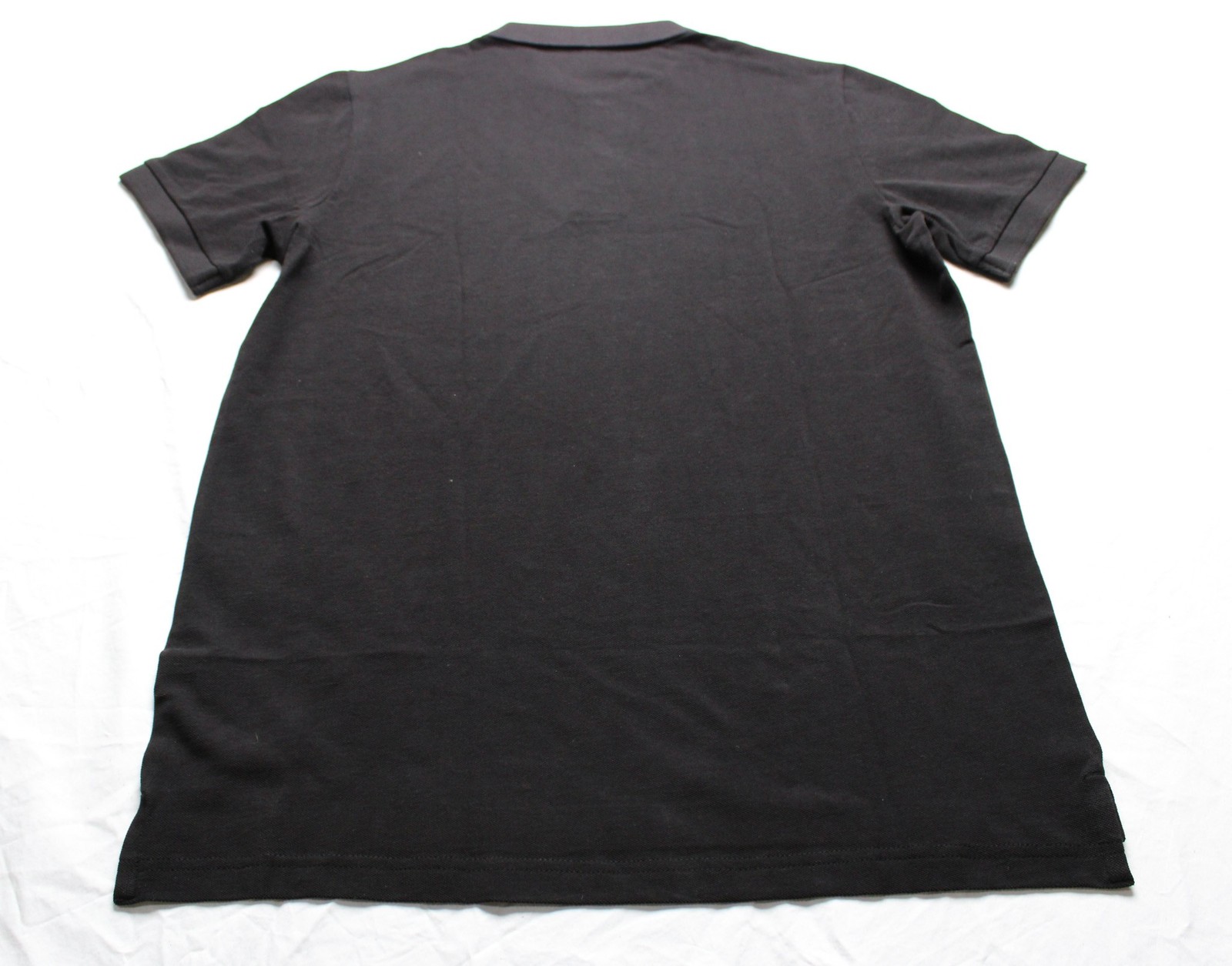 MTailor Men’s Short Sleeve Solid Pique Polo Shirt EJ3 Black See Description NWT