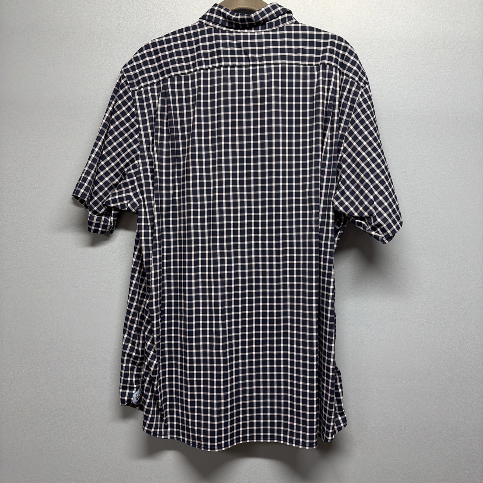 Cremieux Men’s Performance Shirt XL – Navy Blue Plaid Club 38 The Coolest Shirt
