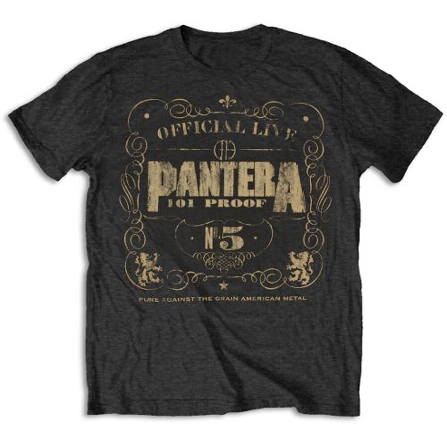 Pantera – 101 Proof – Black T-shirt