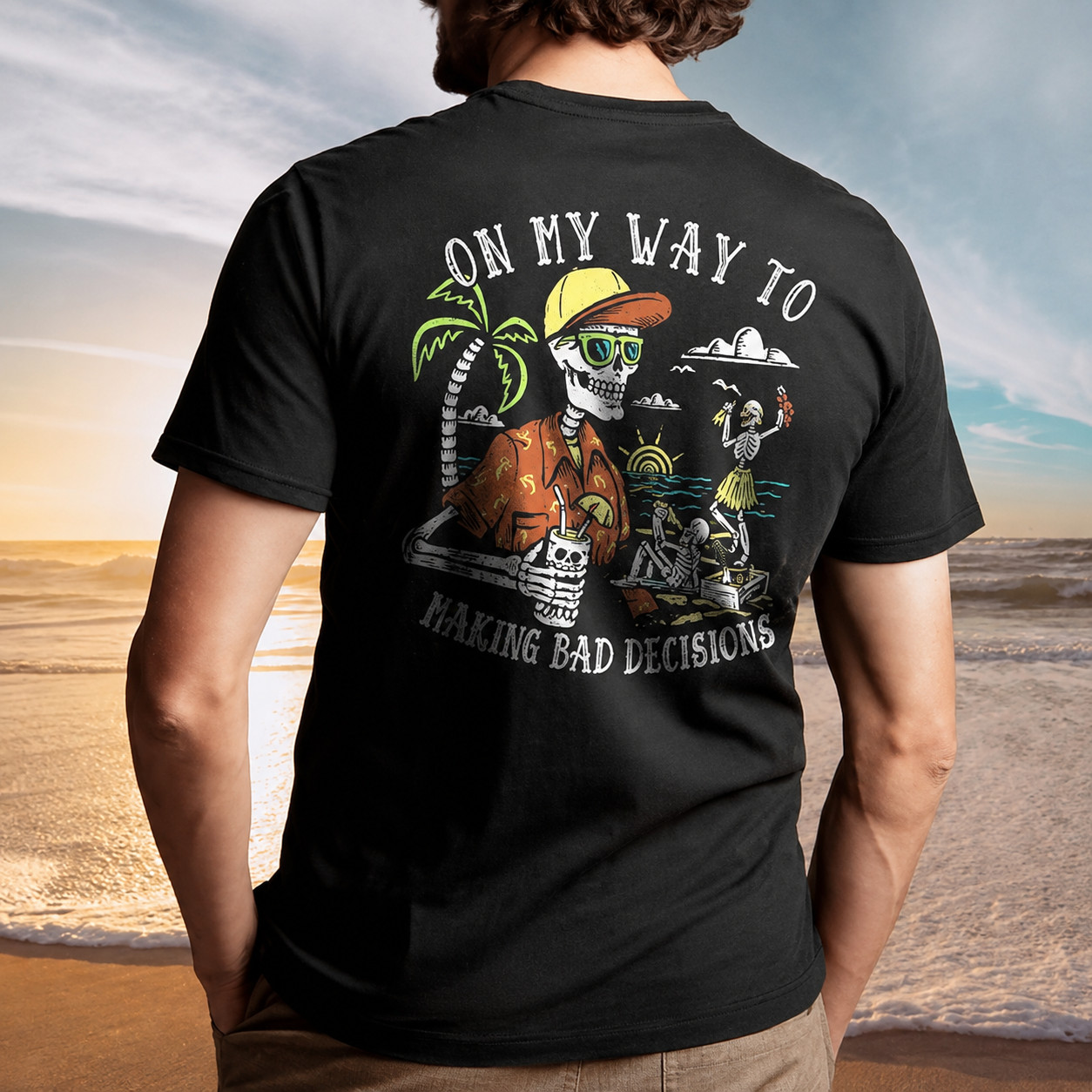Salty Bones On My Way to Making Bad Decisions T-Shirt