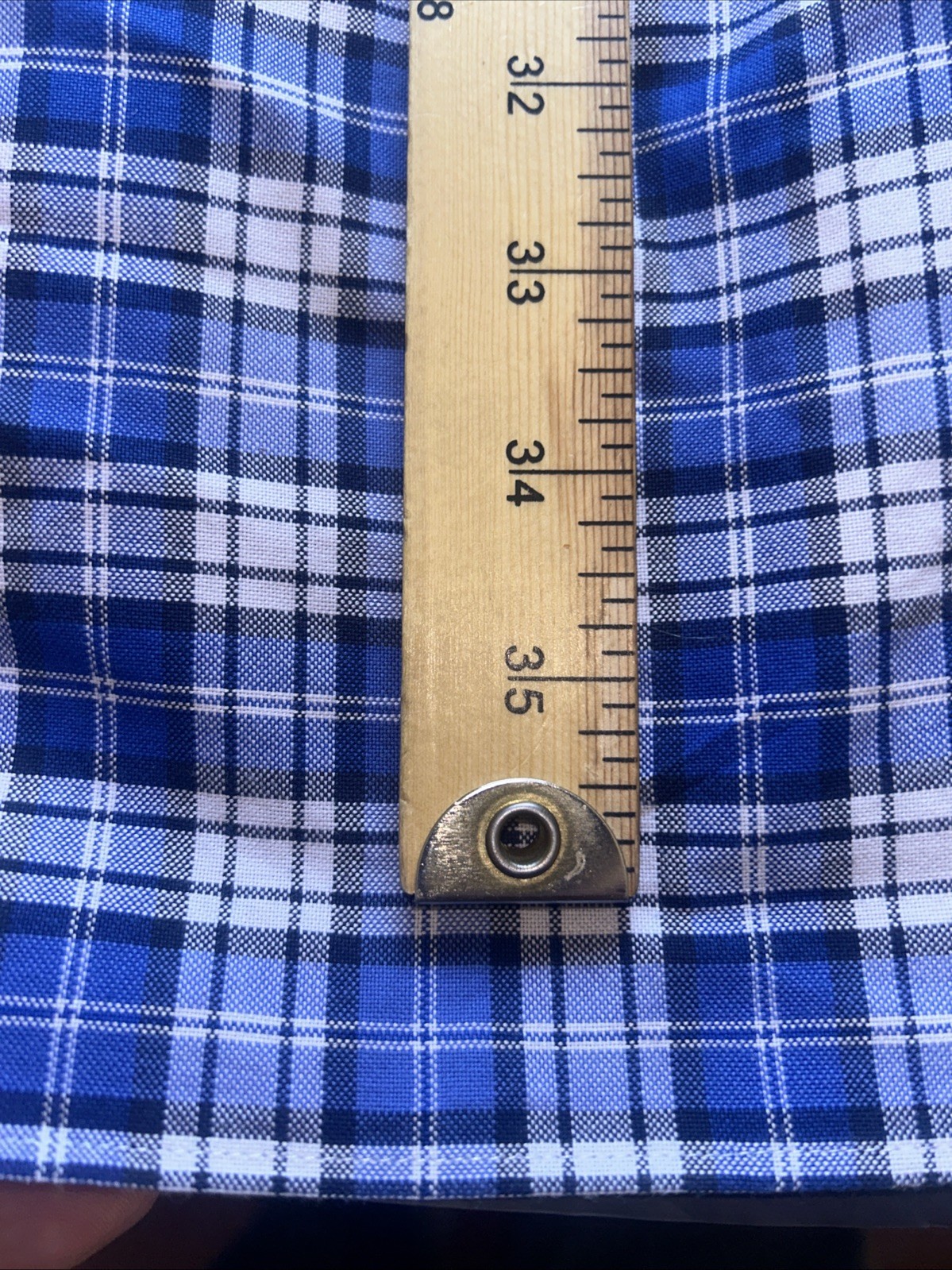 Ralph Lauren Men’s 3XLT Blue Plaid Long Sleeve Button Down Shirt