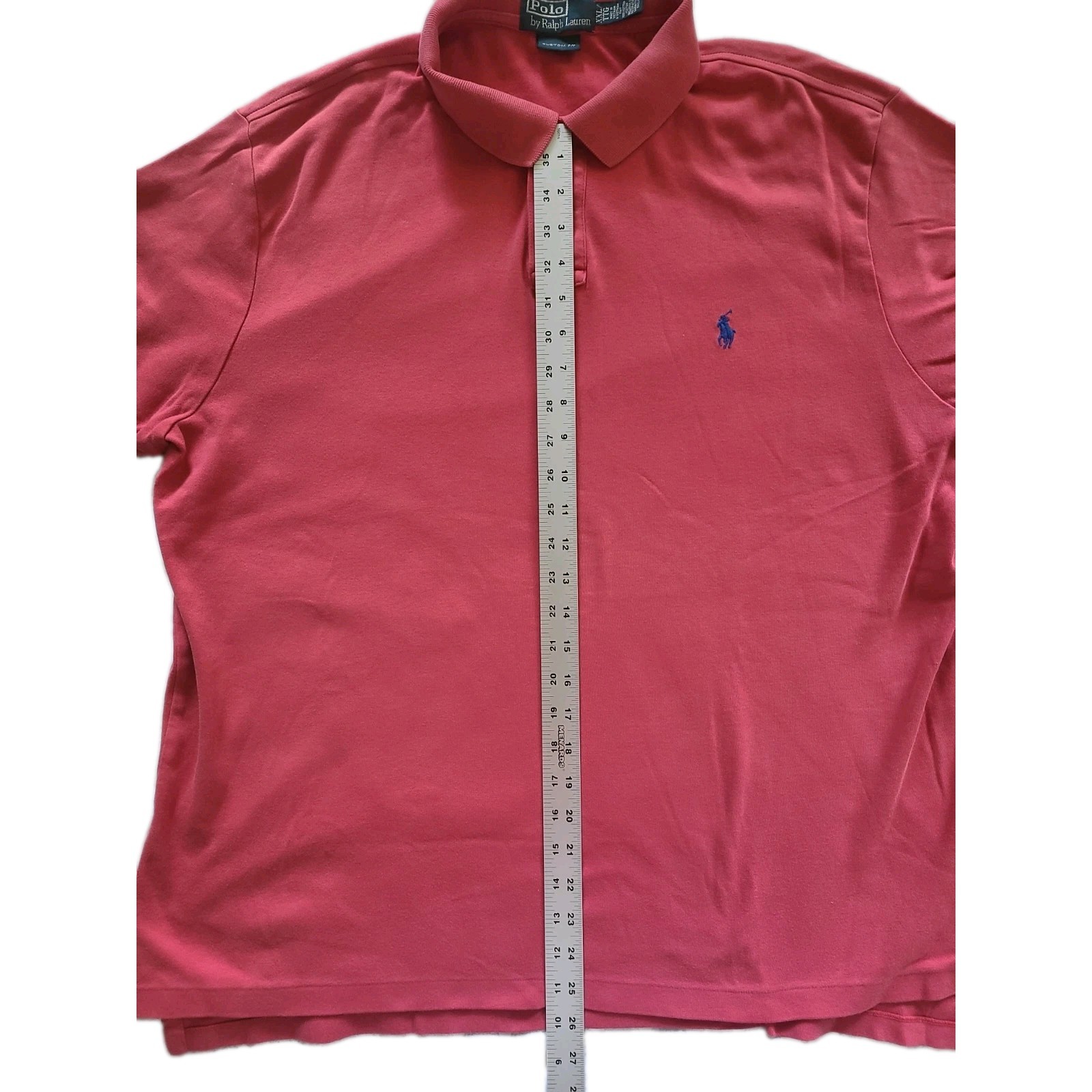 Polo Ralph Lauren Golf Polo Custom Fit Red Short Sleeve Shirt Mens Sz XXL 2XL