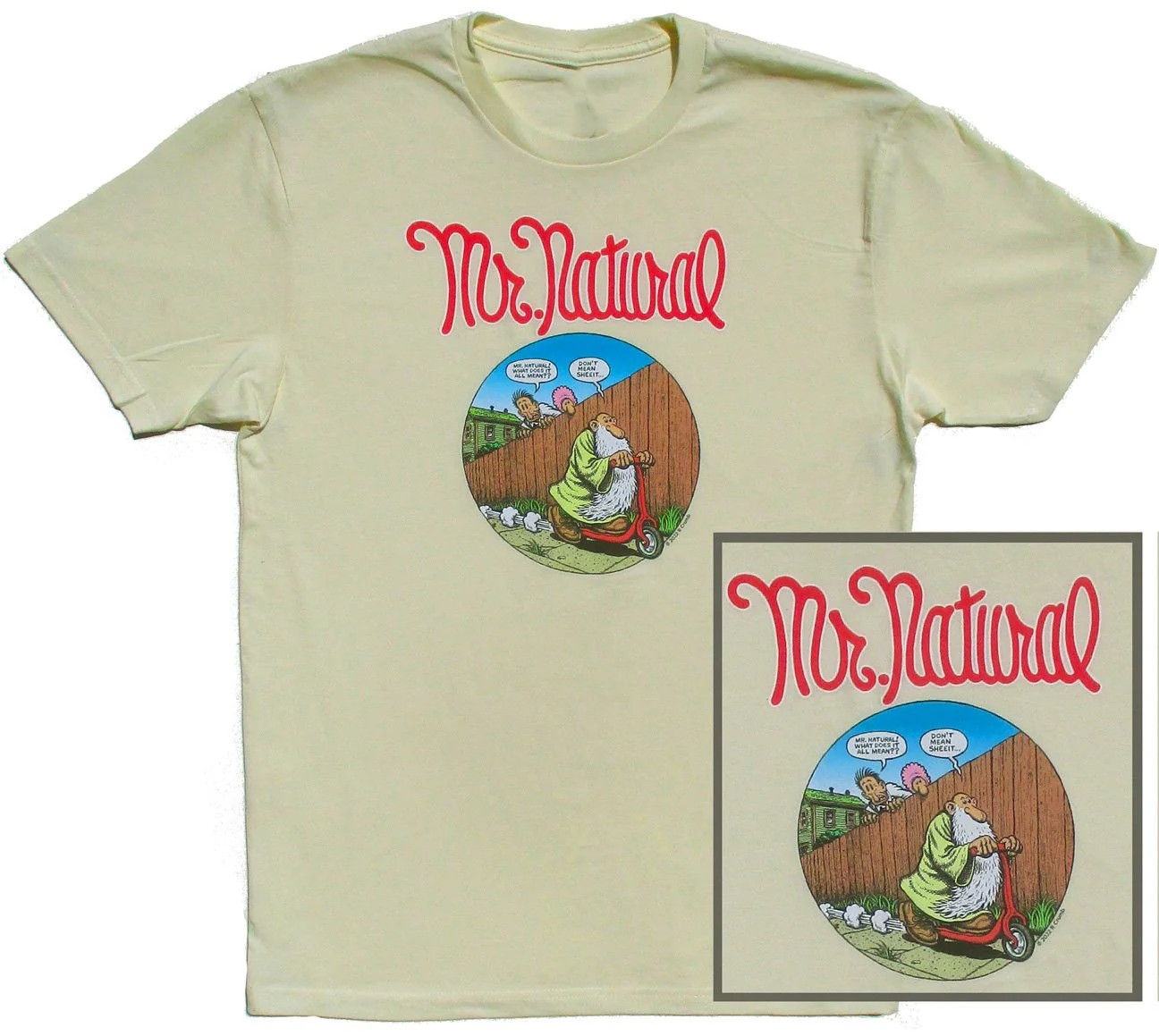 Mr. Natural on a men Size S-5XL T Shirt men s-5xl