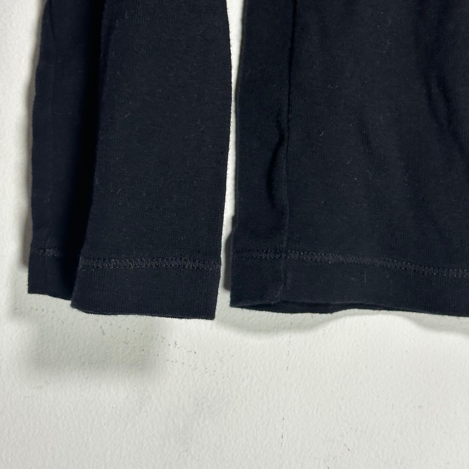 Sonoma Life Style Mens Large Black Long Sleeve Everyday Tee 100% Cotton Crewneck