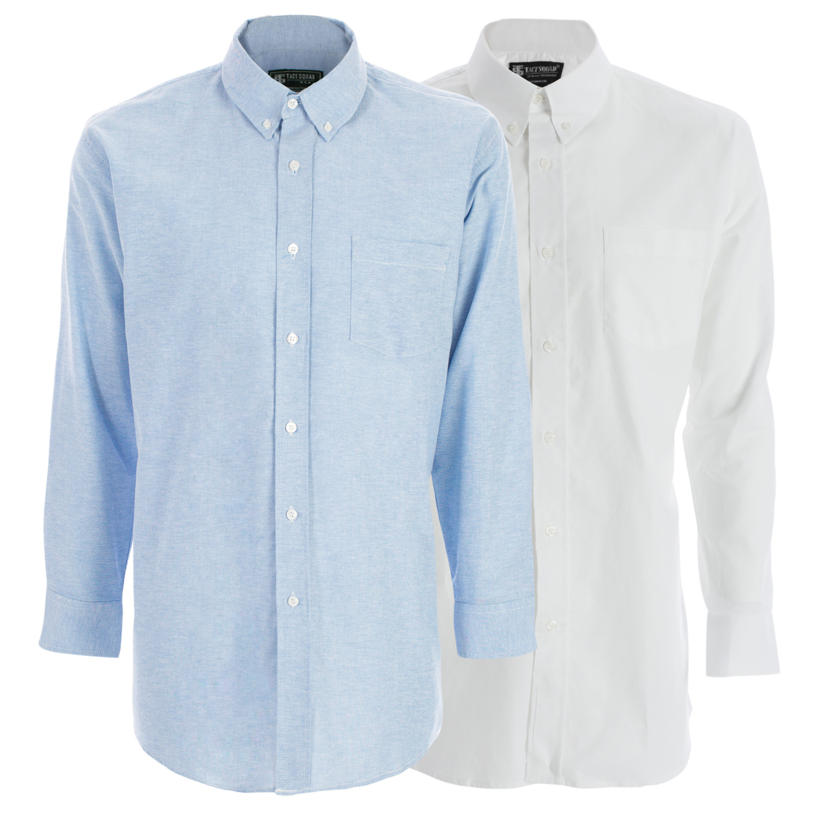NEW Mens Premium Oxford Shirt Long Sleeve Button Down Collar Dress Shirt