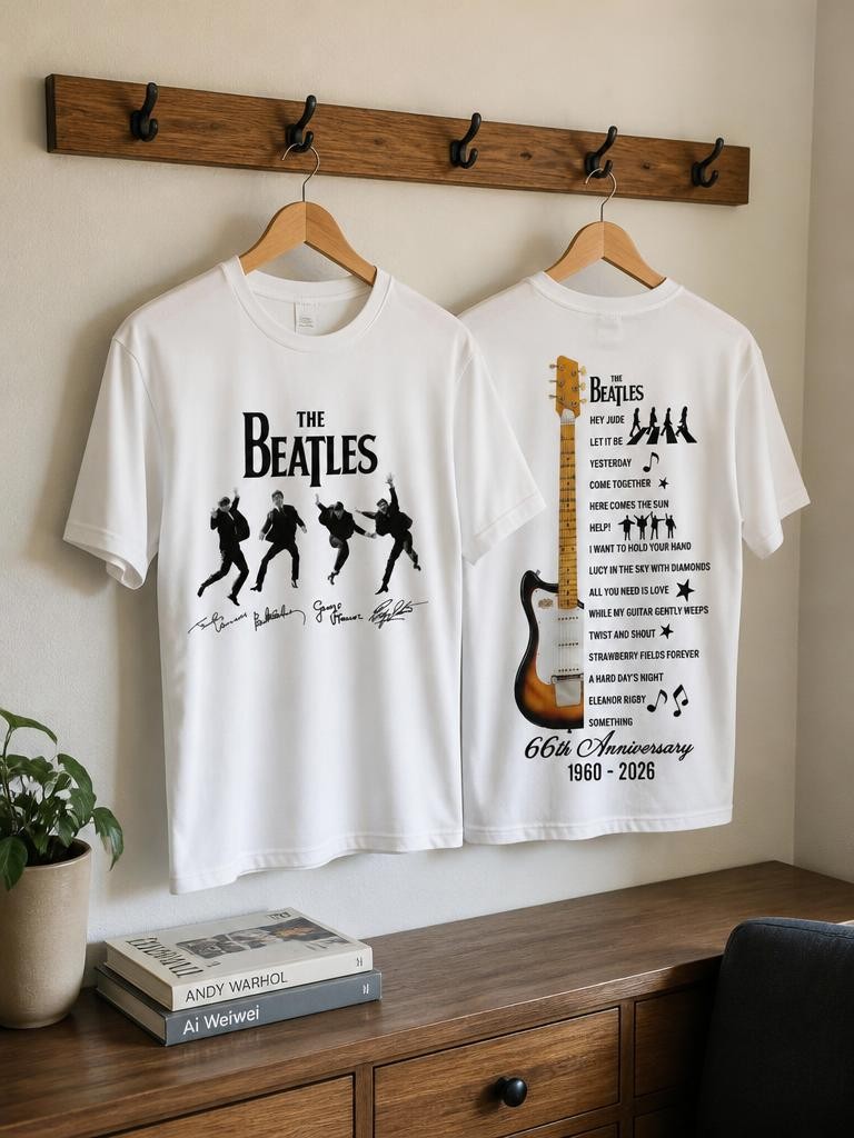 The Beatles Music 3D AOP T-Shirt