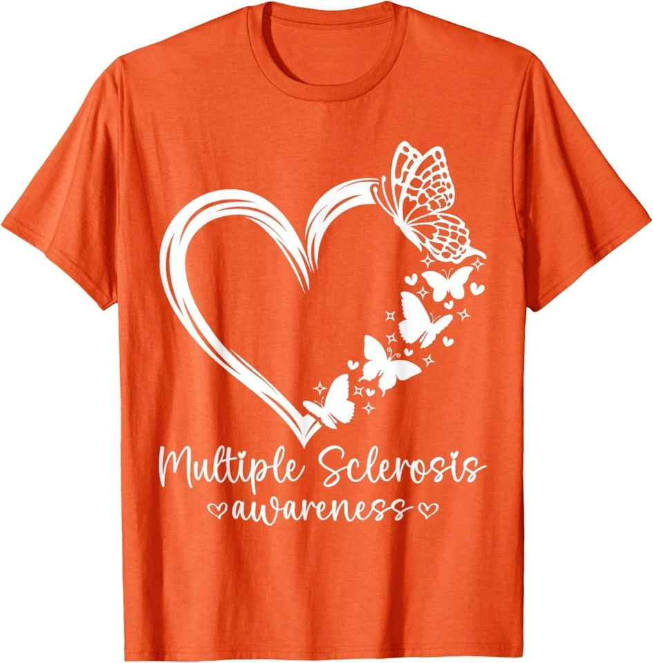 In March We Wear Orange Warrior Multiple Sclerosis Unisex T-Shirt