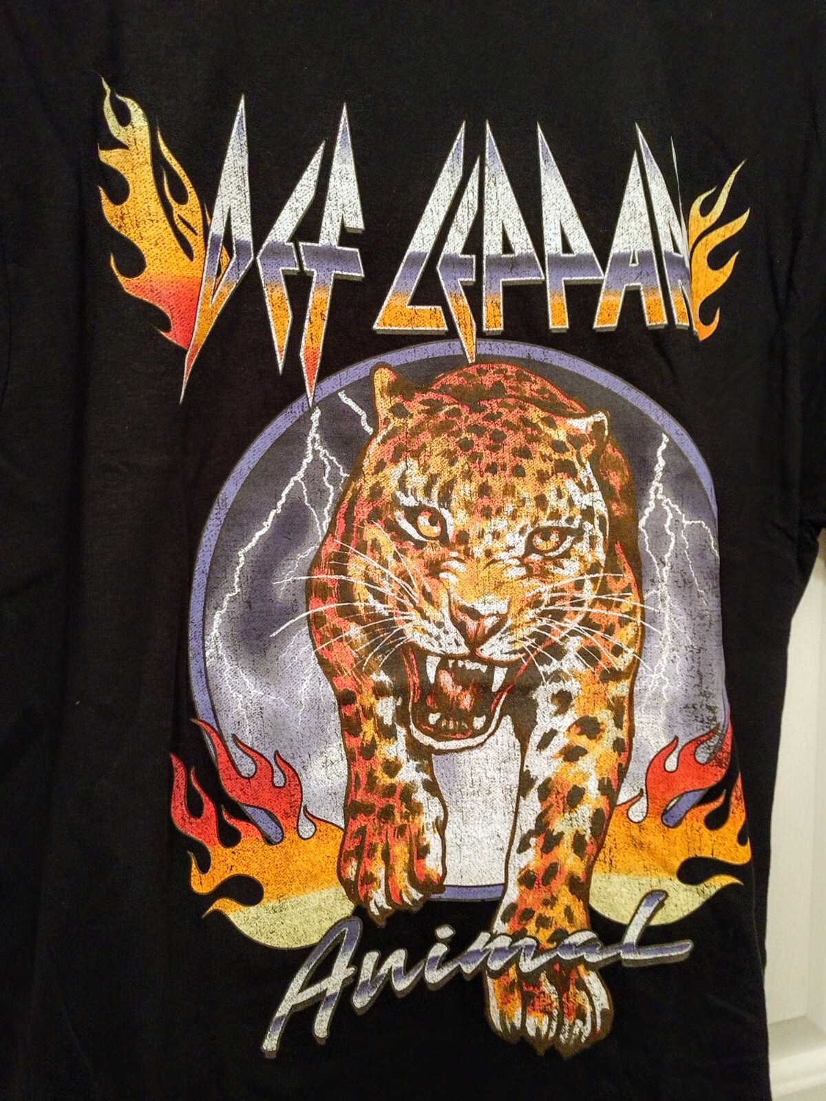 Men’s Def Leppard Black Graphic Tee *See Description