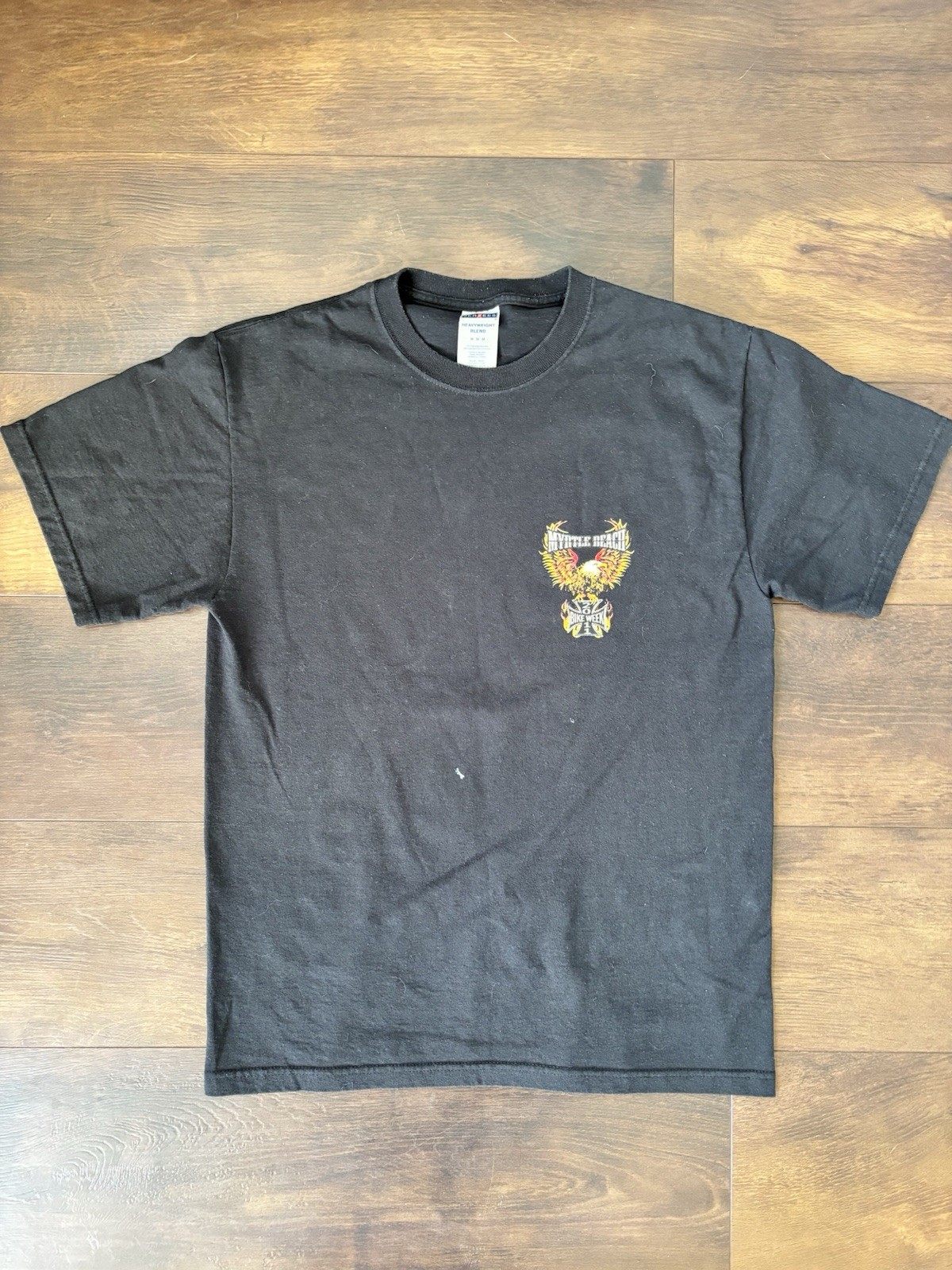 Myrtle Beach Bike Week 2011 T-Shirt Men’s Medium Black Eagle Motorcycle Tee