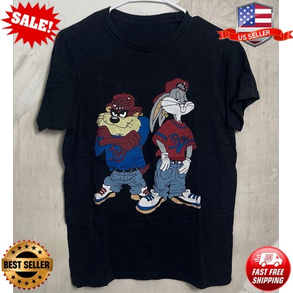 Looney Tunes Bugs Bunny And Taz Graphic Unisex T-Shirt S-5XL