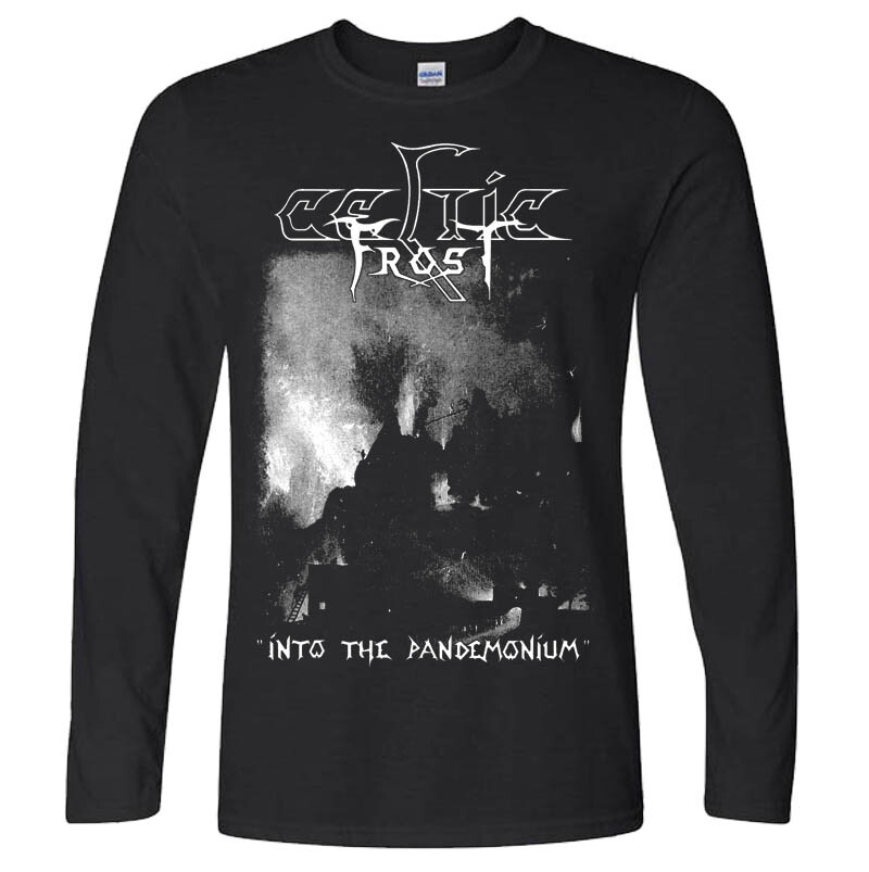Celtic Frost Into The Pandemonium Longsleeve T shirt BLACK WHITE S-5XL