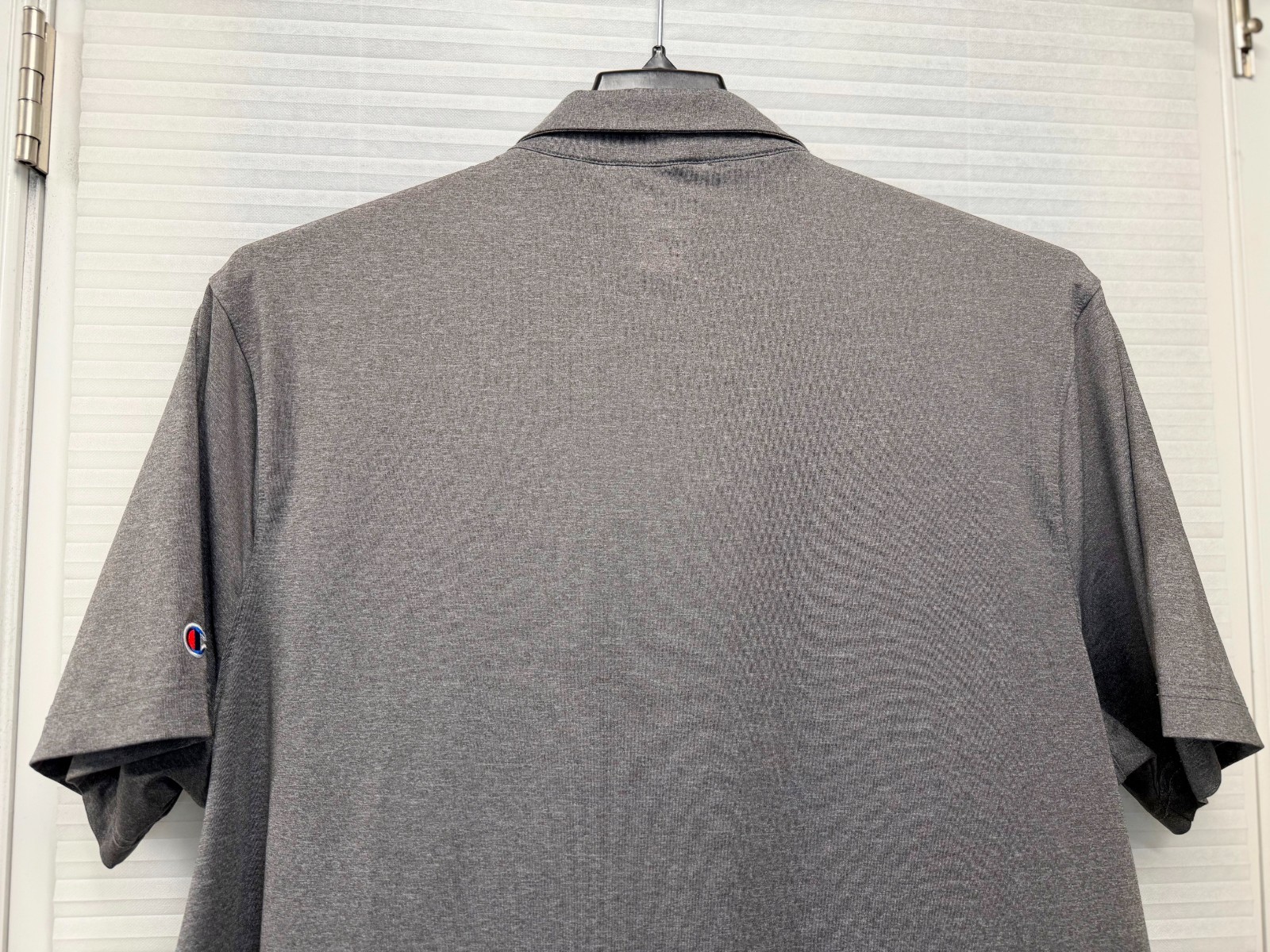 Champion Performance Mens Golf Polo Shirt XL Gray Heather Athletic Short Sleeve